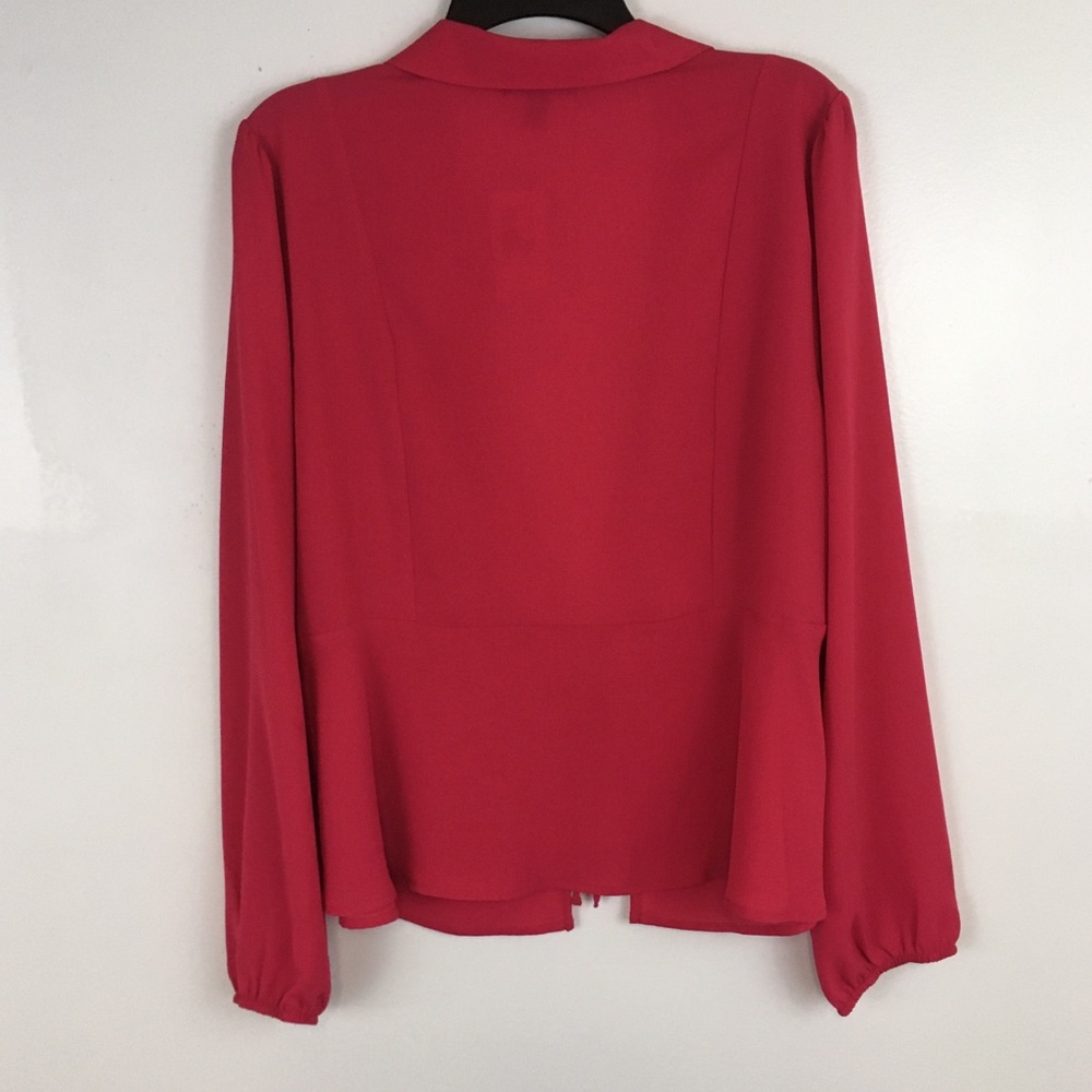 Torrid Peplum Blouse - Size 1- 1X 14-16 - Picture 3 of 11